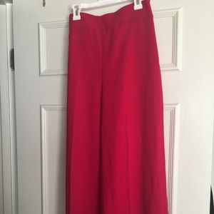 Cropped ankle palazzo pants